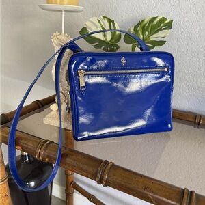 Cole haan patent leather crossbody bag